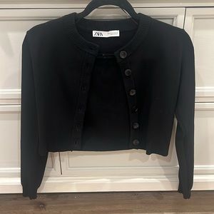 Black Zara cardigan